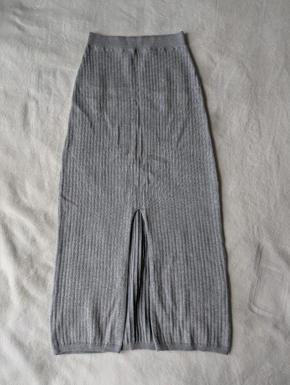 Free People Ribbed Midi Skirt